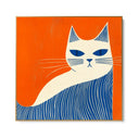 Quadro Stampa su Tela Gatto Solare - CupidoDesign