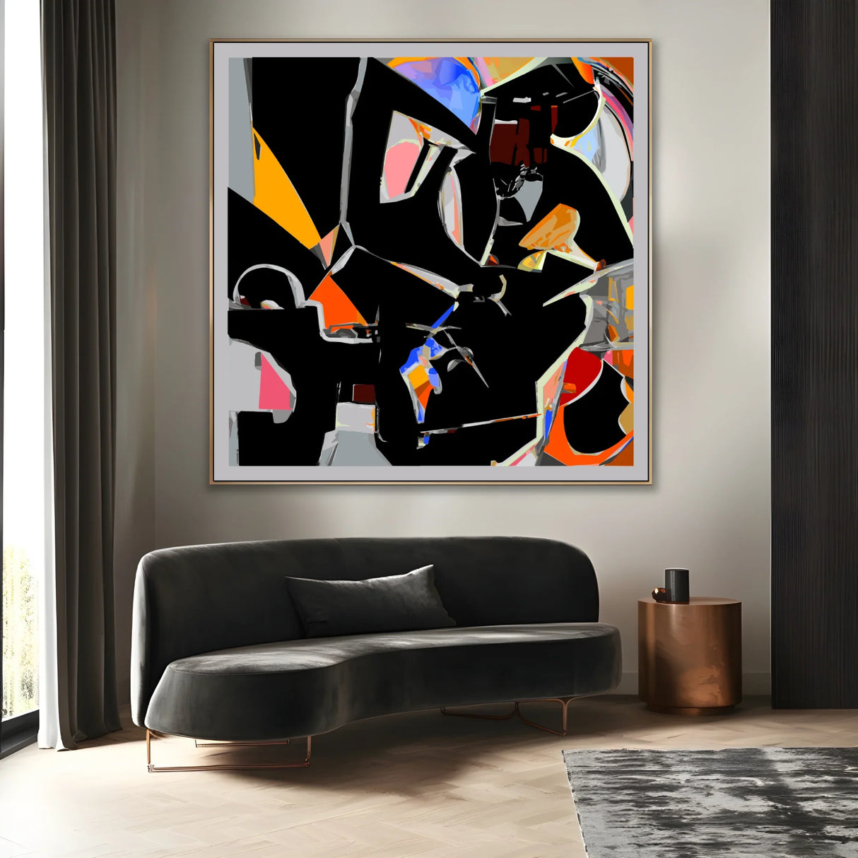 Quadro Stampa su Tela Geometrie Sonore - CupidoDesign
