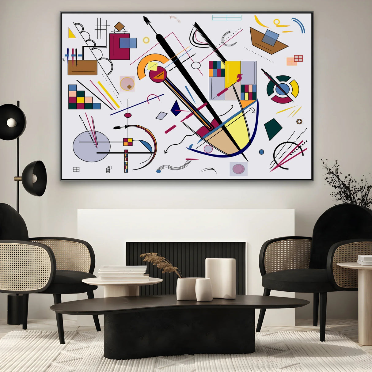 Quadro Stampa su Tela Geometrie del Suono - CupidoDesign