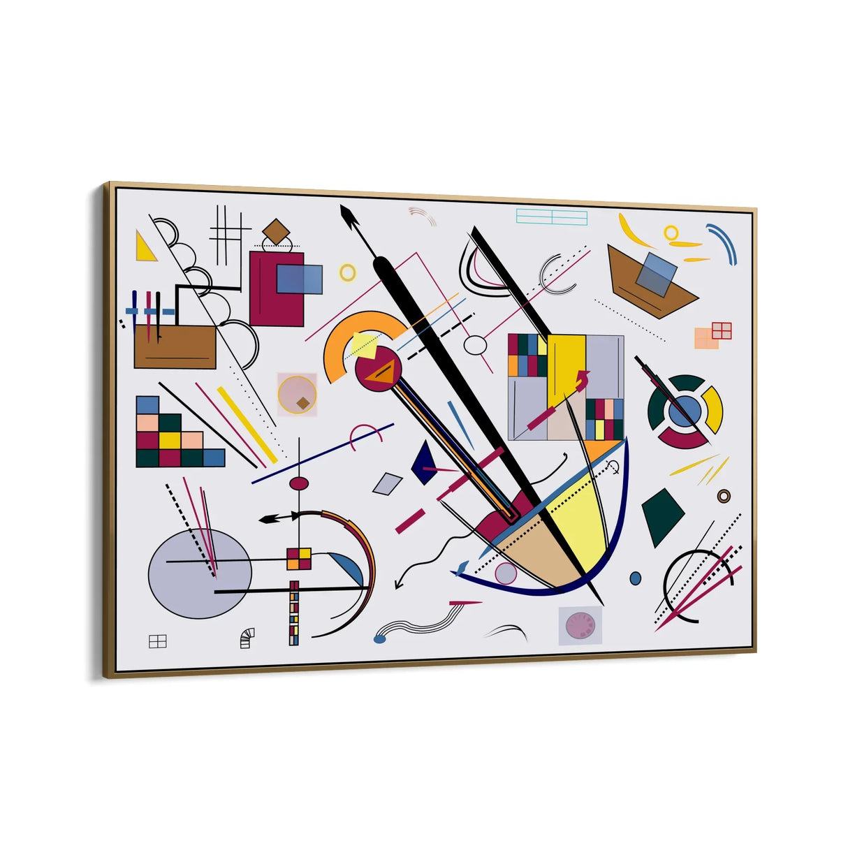 Quadro Stampa su Tela Geometrie del Suono - CupidoDesign