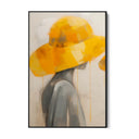 Quadro Stampa su Tela Giallo delicato - CupidoDesign