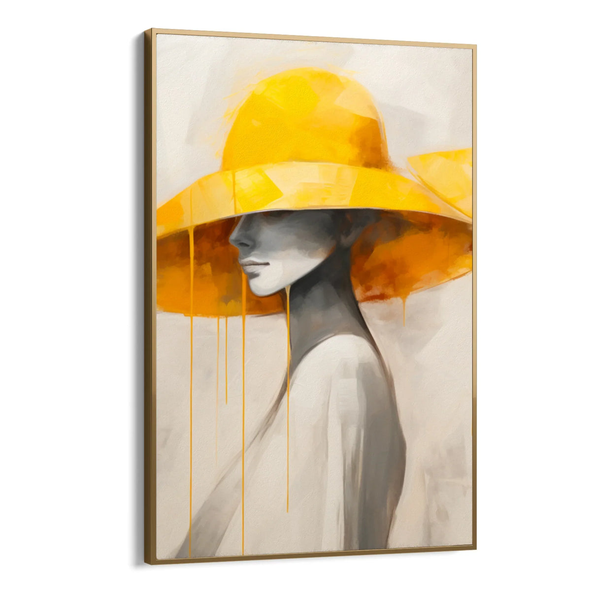 Quadro Stampa su Tela Giallo delicato - CupidoDesign
