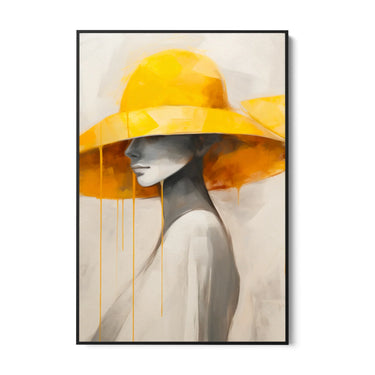 Quadro Stampa su Tela Giallo delicato - CupidoDesign