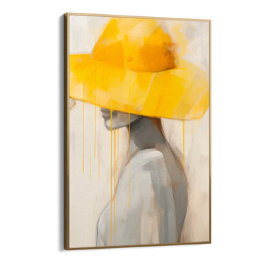 Quadro Stampa su Tela Giallo delicato - CupidoDesign