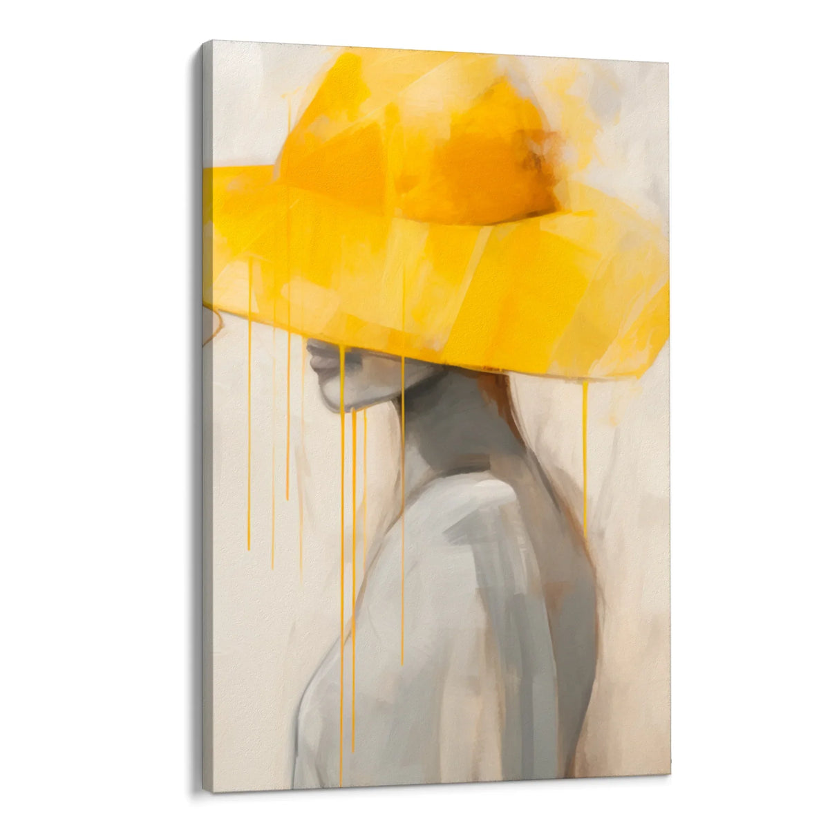 Quadro Stampa su Tela Giallo delicato - CupidoDesign