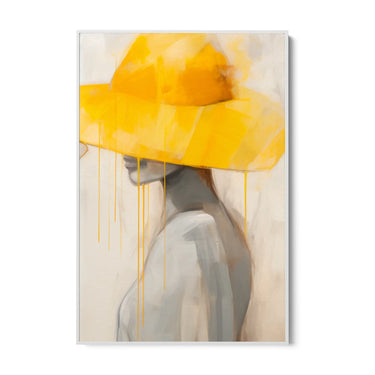 Quadro Stampa su Tela Giallo delicato - CupidoDesign