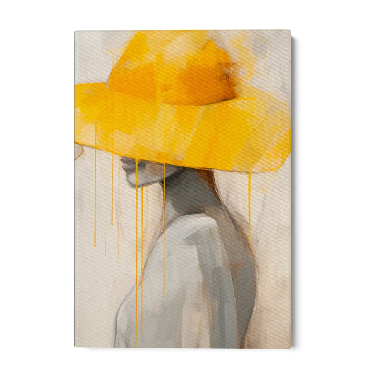 Quadro Stampa su Tela Giallo delicato - CupidoDesign