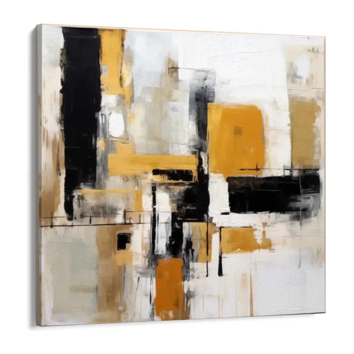 Quadro Stampa su Tela Giallo in Espansione - CupidoDesign
