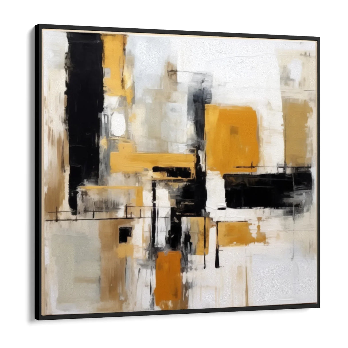 Quadro Stampa su Tela Giallo in Espansione - CupidoDesign