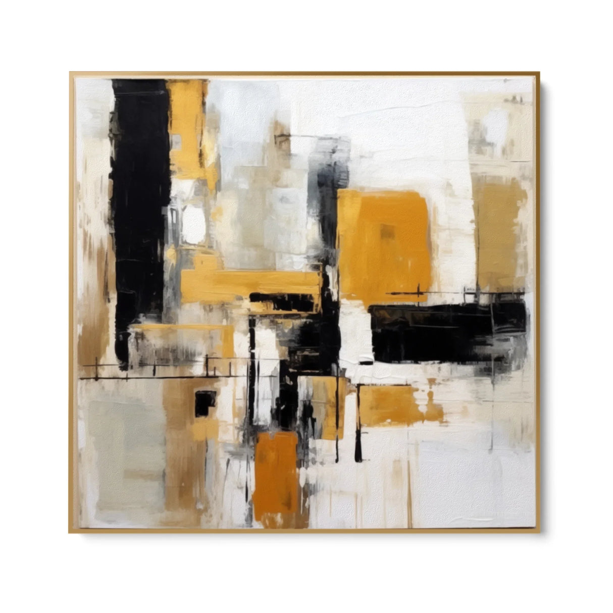 Quadro Stampa su Tela Giallo in Espansione - CupidoDesign