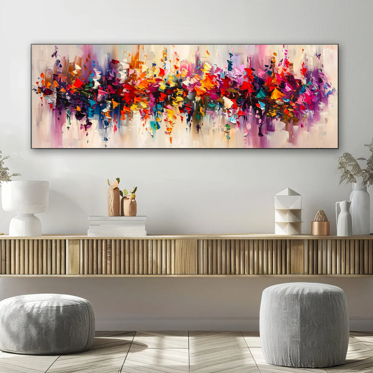 Quadro Stampa su Tela Giardino Interiore - CupidoDesign