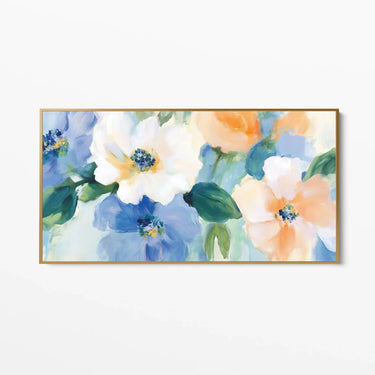 Quadro Stampa su Tela Giardino d’Acquerello - CupidoDesign