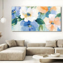 Quadro Stampa su Tela Giardino d’Acquerello - CupidoDesign