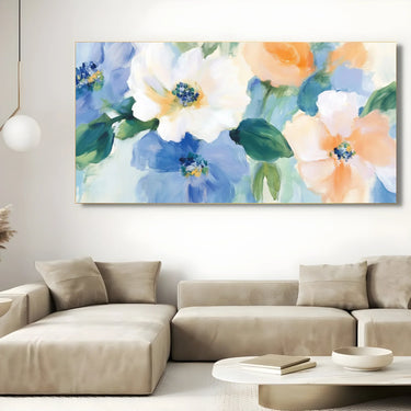 Quadro Stampa su Tela Giardino d’Acquerello - CupidoDesign