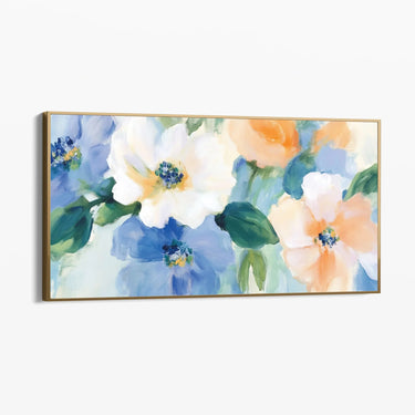 Quadro Stampa su Tela Giardino d’Acquerello - CupidoDesign