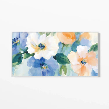 Quadro Stampa su Tela Giardino d’Acquerello - CupidoDesign