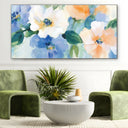 Quadro Stampa su Tela Giardino d’Acquerello - CupidoDesign