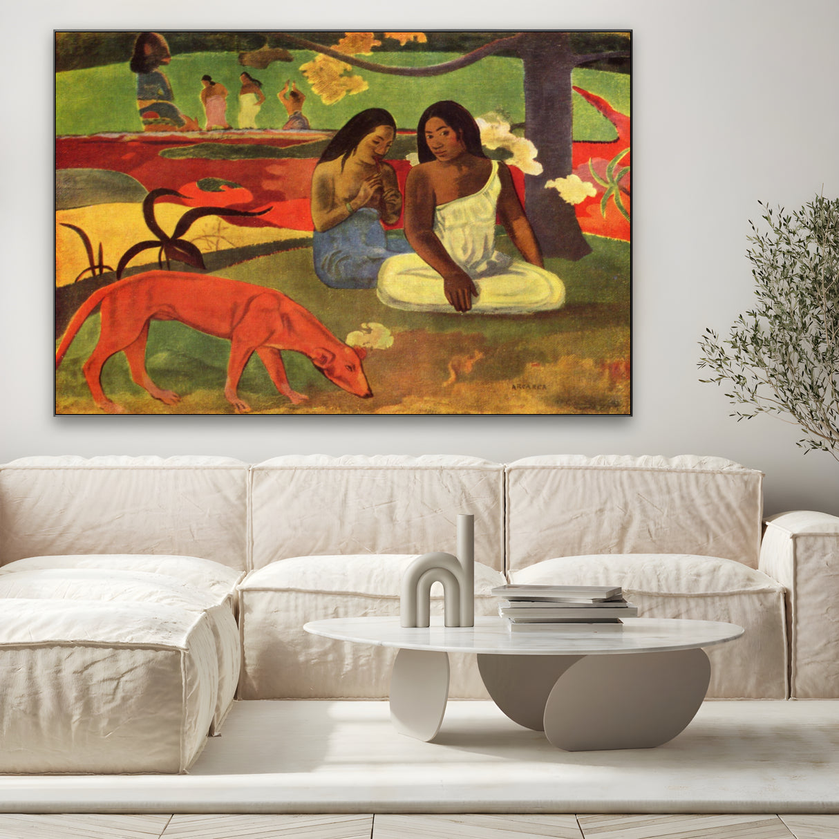 Quadro Stampa su Tela Giocosità, Paul Gauguin - CupidoDesign