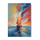 Quadro Stampa su Tela Giornata Colorata - CupidoDesign