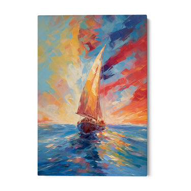 Quadro Stampa su Tela Giornata Colorata - CupidoDesign