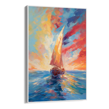 Quadro Stampa su Tela Giornata Colorata - CupidoDesign