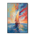 Quadro Stampa su Tela Giornata Colorata - CupidoDesign