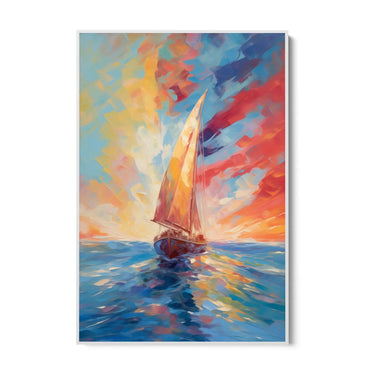 Quadro Stampa su Tela Giornata Colorata - CupidoDesign