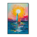 Quadro Stampa su Tela Giornata Colorata - CupidoDesign