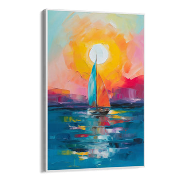 Quadro Stampa su Tela Giornata Colorata - CupidoDesign
