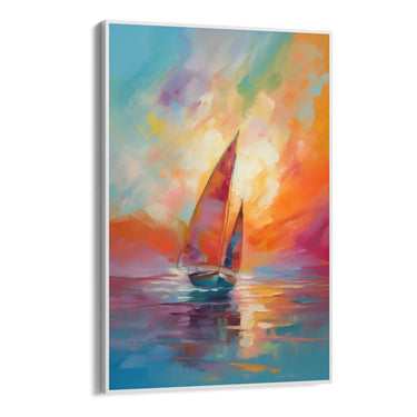 Quadro Stampa su Tela Giornata Colorata - CupidoDesign