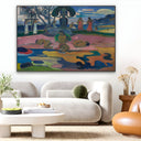 Quadro Stampa su Tela Giorno di Dio, Paul Gauguin - CupidoDesign