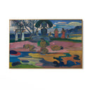 Quadro Stampa su Tela Giorno di Dio, Paul Gauguin - CupidoDesign