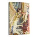 Quadro Stampa su Tela Giovani Ragazze al Piano, Pier Auguste Renoir - CupidoDesign