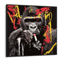 Quadro Stampa su Tela Gorilla Graffiti - CupidoDesign