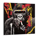 Quadro Stampa su Tela Gorilla Graffiti - CupidoDesign