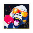 Quadro Stampa su Tela Gorilla Rock - CupidoDesign