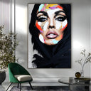 Quadro Stampa su Tela Grafite Donna - CupidoDesign