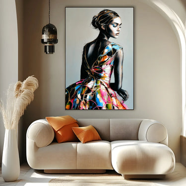 Quadro Stampa su Tela Grafite Viva - CupidoDesign