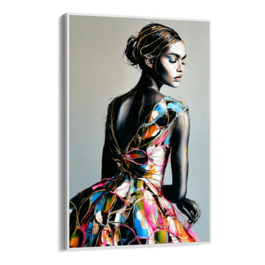 Quadro Stampa su Tela Grafite Viva - CupidoDesign