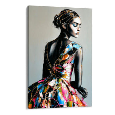 Quadro Stampa su Tela Grafite Viva - CupidoDesign