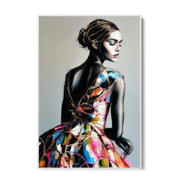 Quadro Stampa su Tela Grafite Viva - CupidoDesign