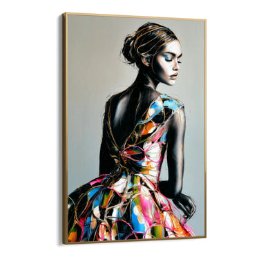 Quadro Stampa su Tela Grafite Viva - CupidoDesign