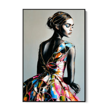 Quadro Stampa su Tela Grafite Viva - CupidoDesign