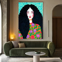 Quadro Stampa su Tela Grazia Ornamentale - CupidoDesign