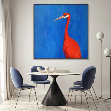 Quadro Stampa su Tela Grido Blu - CupidoDesign