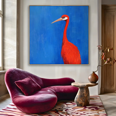 Quadro Stampa su Tela Grido Blu - CupidoDesign