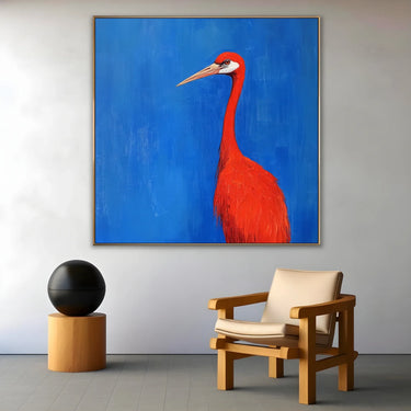 Quadro Stampa su Tela Grido Blu - CupidoDesign