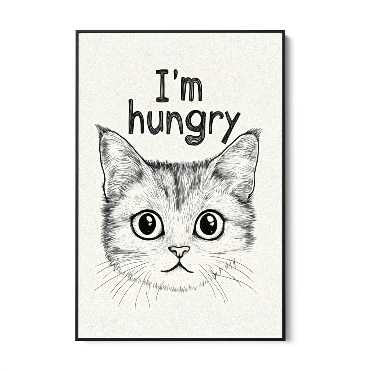 Quadro Stampa su Tela I'm hungry - CupidoDesign
