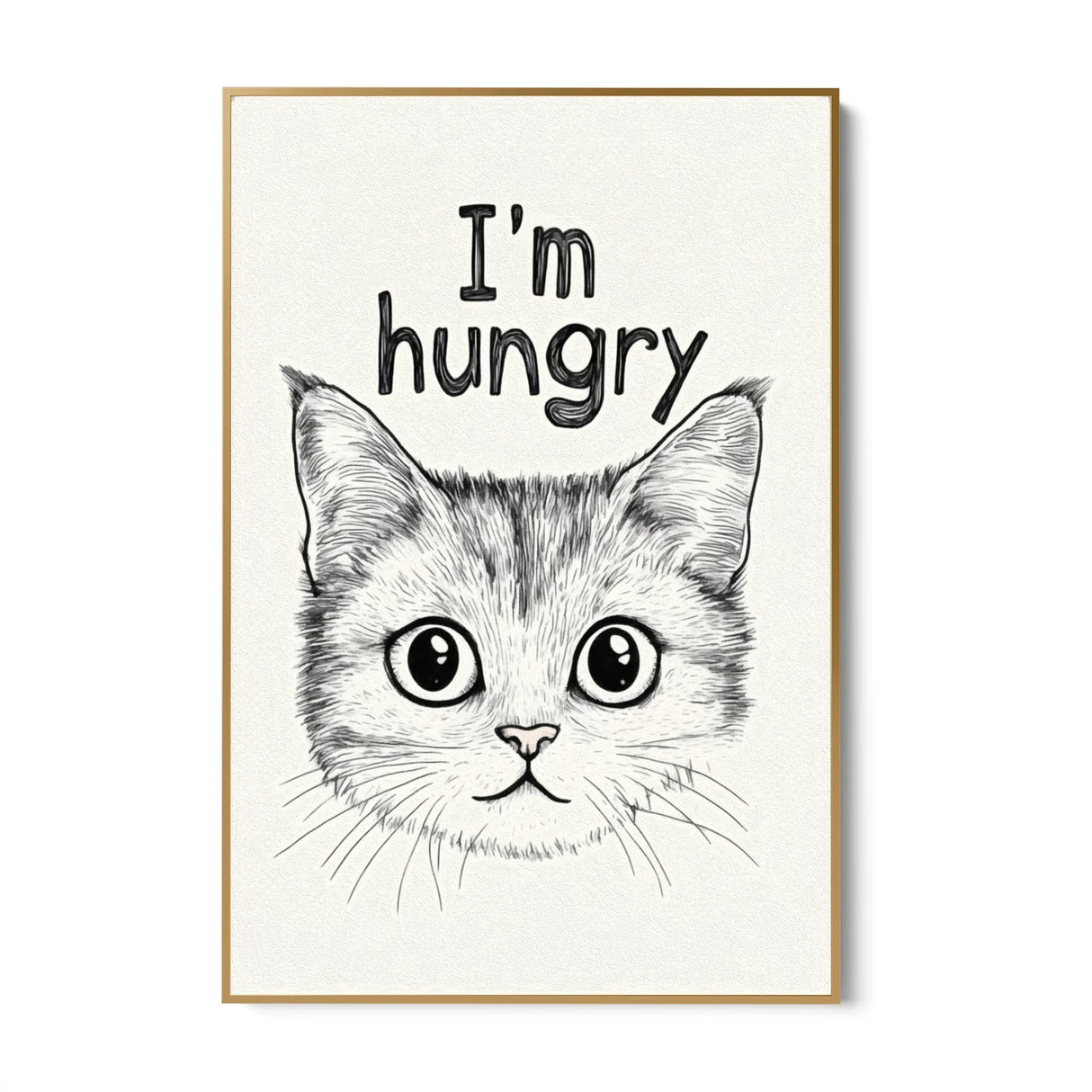 Quadro Stampa su Tela I'm hungry - CupidoDesign