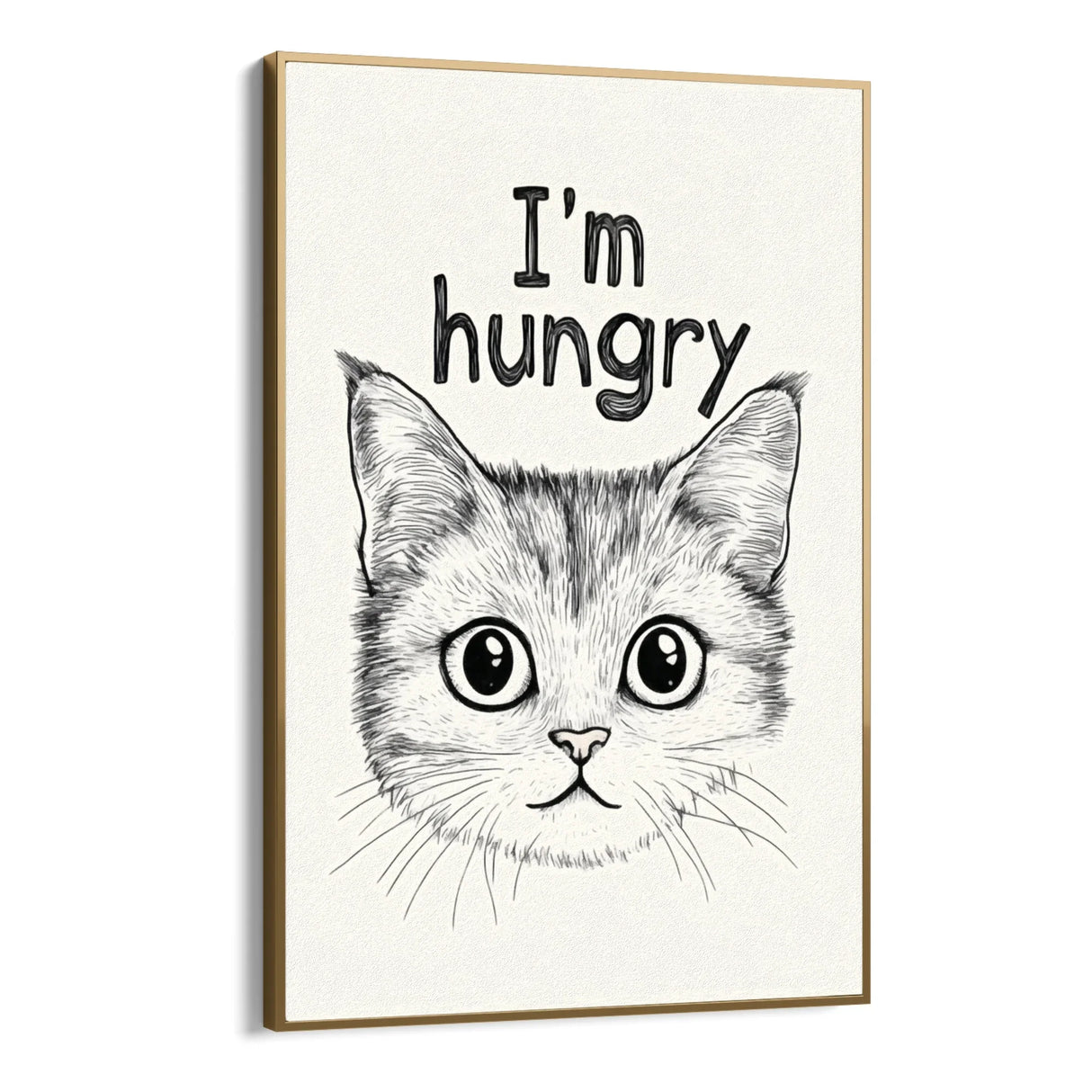 Quadro Stampa su Tela I'm hungry - CupidoDesign